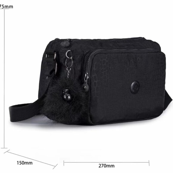 brand new Kipling vintage crossbody bag Reth navy deep blue medium - Picture 10 of 12